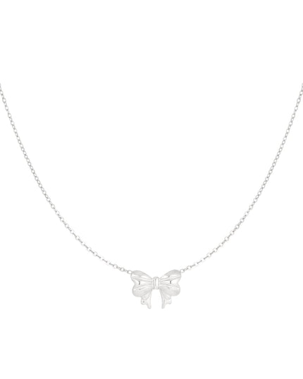 Thin chain with bow
