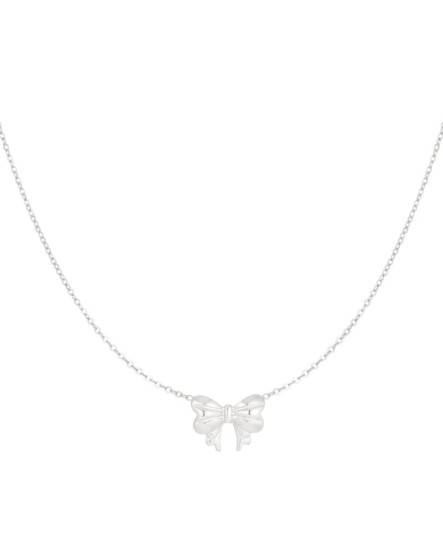 Thin chain with bow