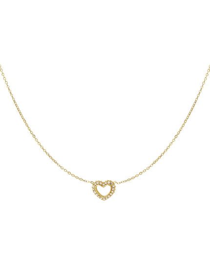 diamant hart ketting