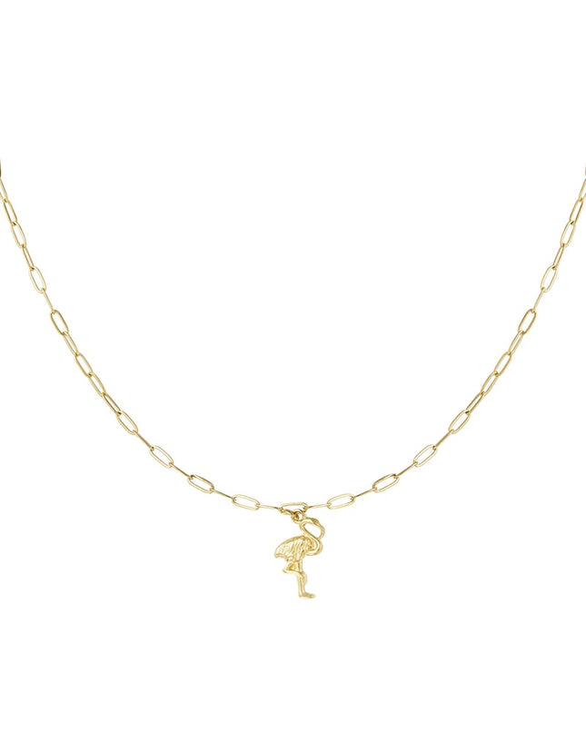 flamingo chain ketting