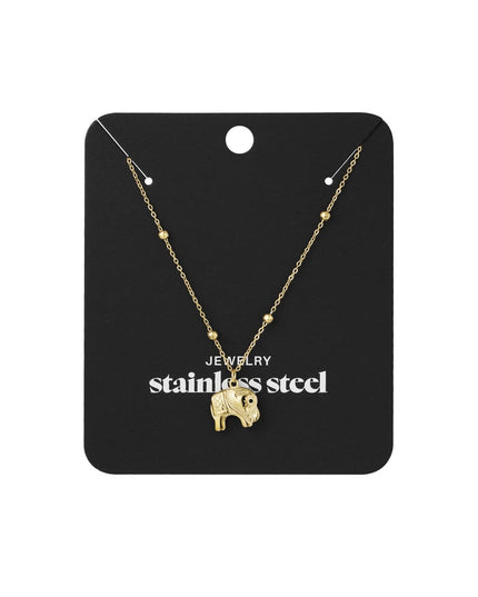 elephant charm ketting