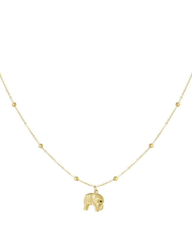 elephant charm ketting