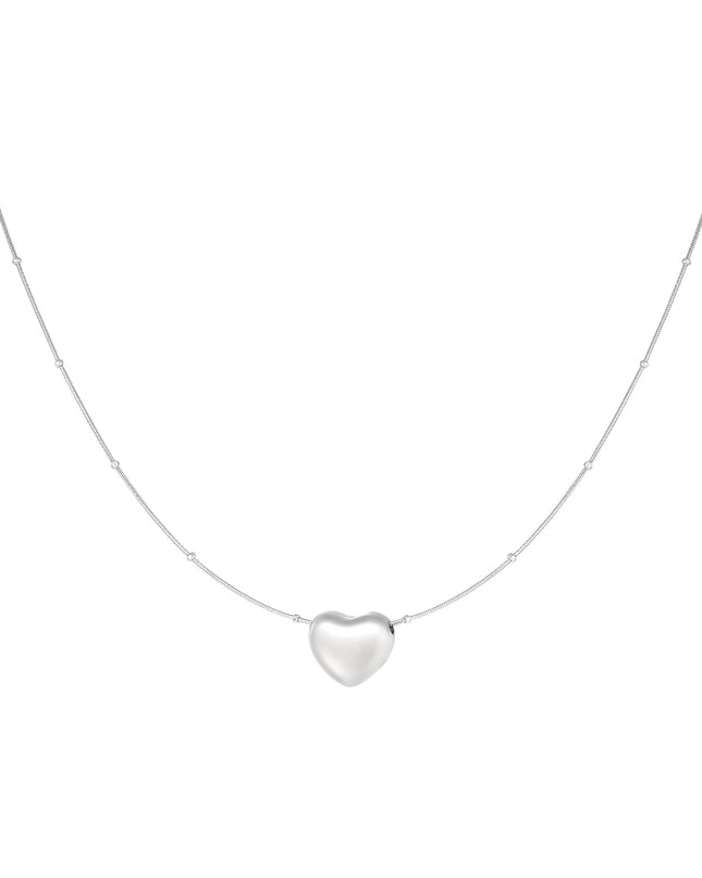 soft heart ketting