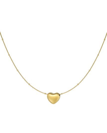 soft heart ketting