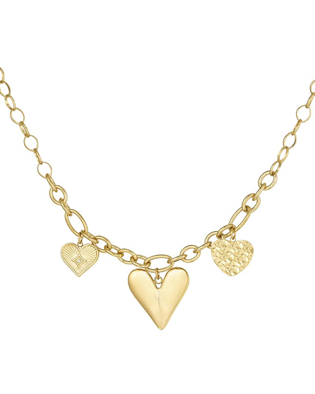 triple heart ketting