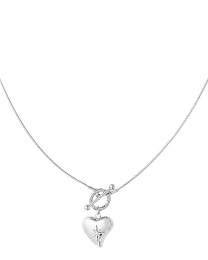 slotketting met grote harthanger