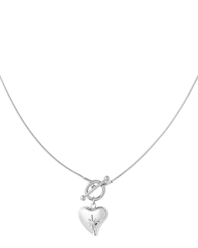 slotketting met grote harthanger