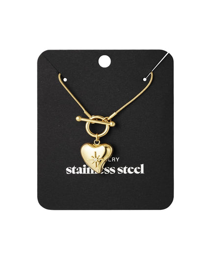 slotketting met grote harthanger