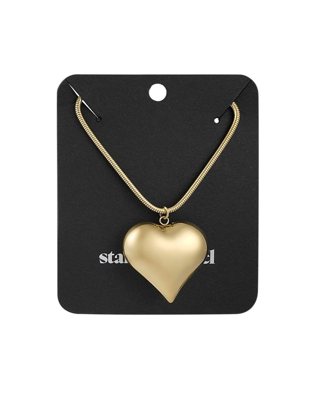 bold heart ketting