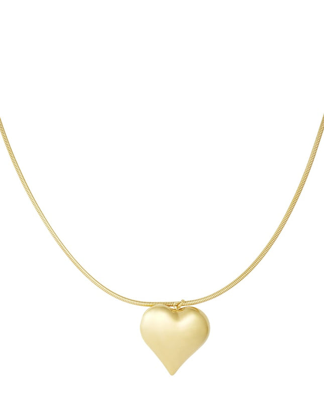 bold heart ketting