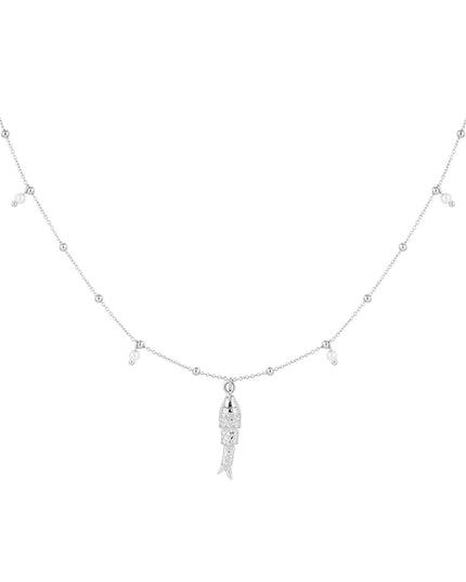 Basis ketting met vis - Zilverkleur