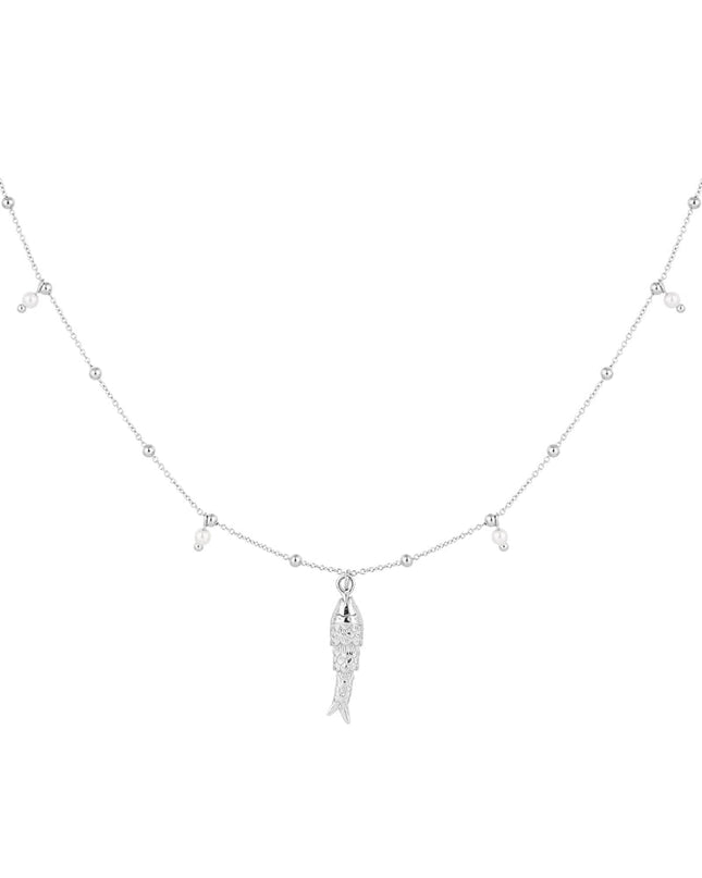 Basis ketting met vis - Zilverkleur