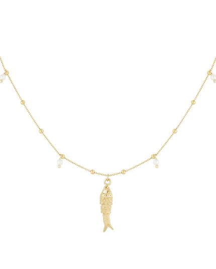 Basis ketting met vis - Zilverkleur