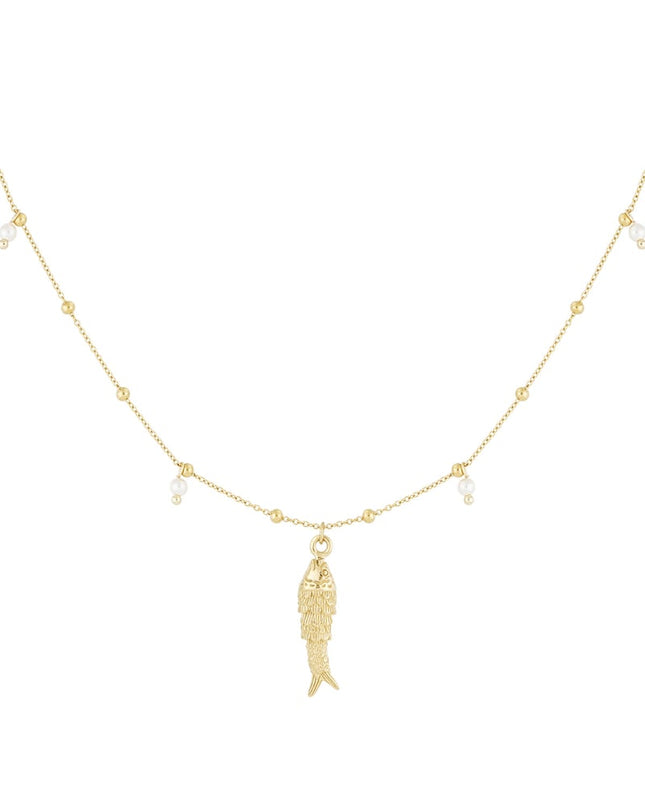 Basis ketting met vis - Zilverkleur