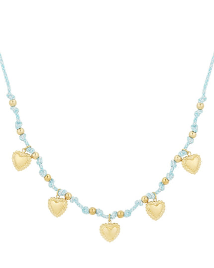 Cozy hearts ketting