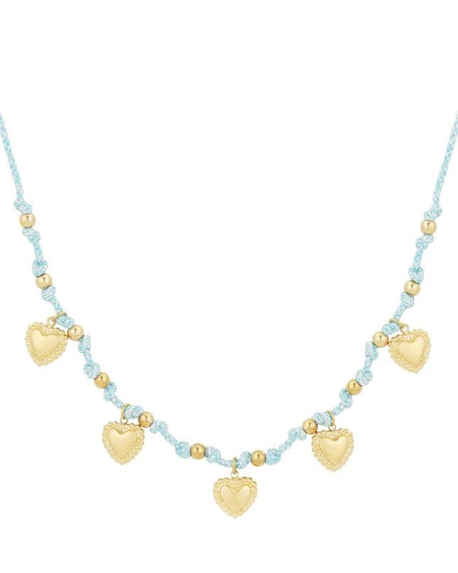 Cozy hearts ketting