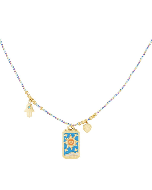 aurora ketting - blauw &