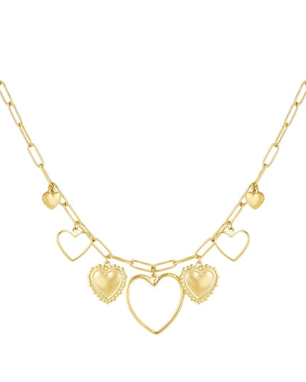 open hearts ketting