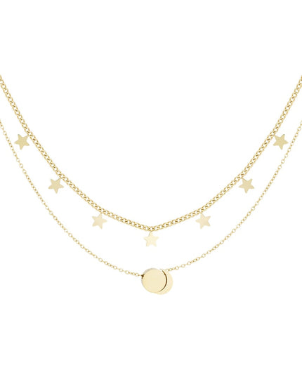 dubbele sterren ketting