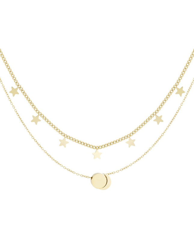 dubbele sterren ketting