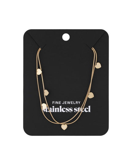 dubbele hart ketting