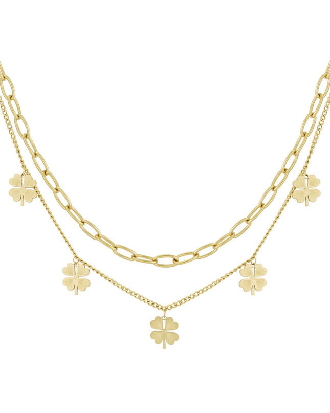 layered luck ketting