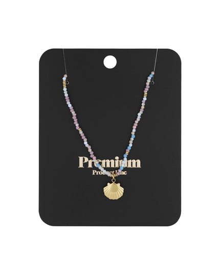 Kleurvolle schelp Ketting - Blue Gold