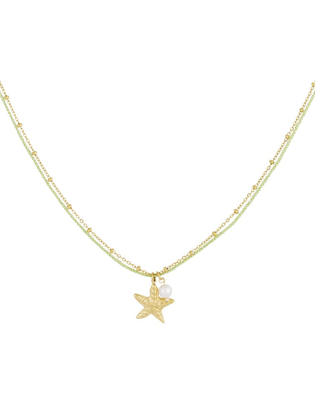 ketting zeester parel