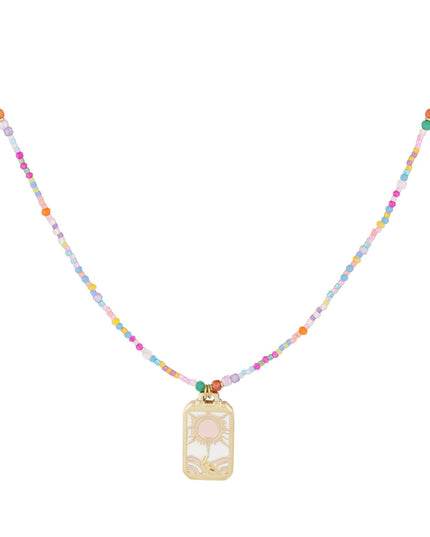 Kleurrijke sunshine ketting - Multi