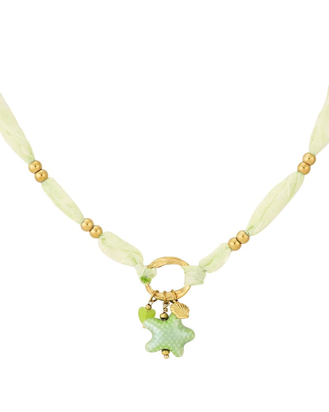 starry ketting - groen en