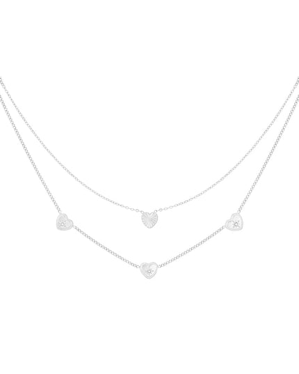 All the love ketting - zilverkleur