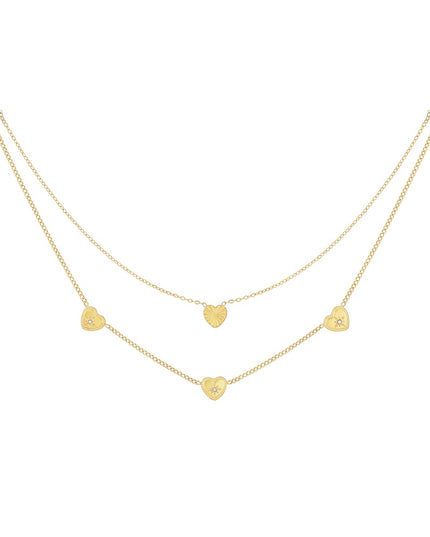 All the love ketting - zilverkleur