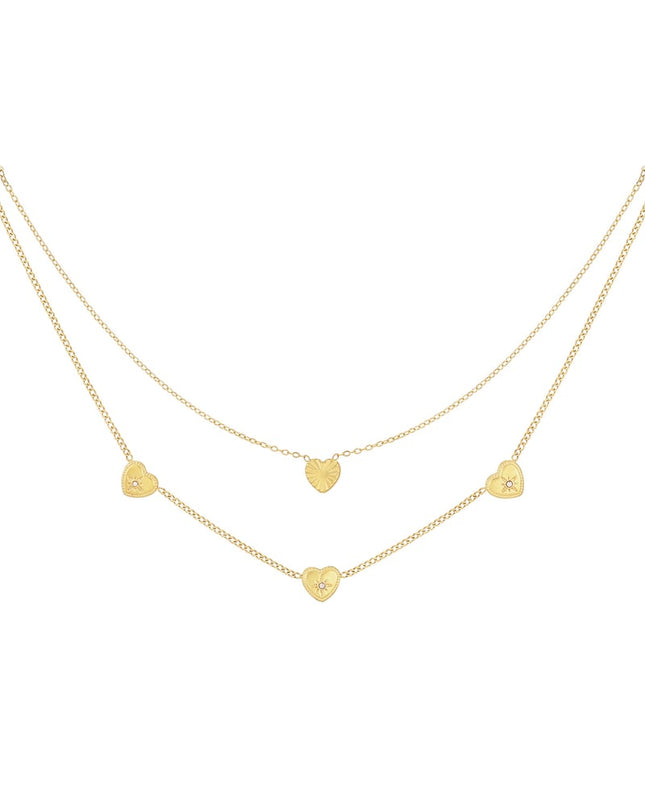 All the love ketting - zilverkleur