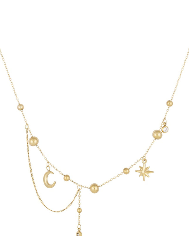 ketting trendy moon