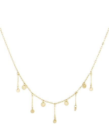 Golden Glimmer Necklace - Gold kleur