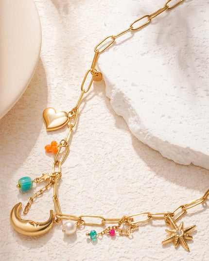 love you to the moon and back ketting