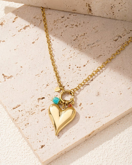 big heart ketting