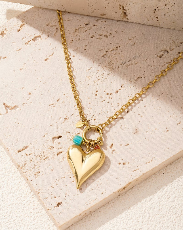 big heart ketting