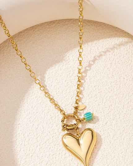 big heart ketting