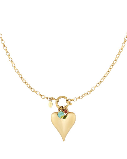 big heart ketting