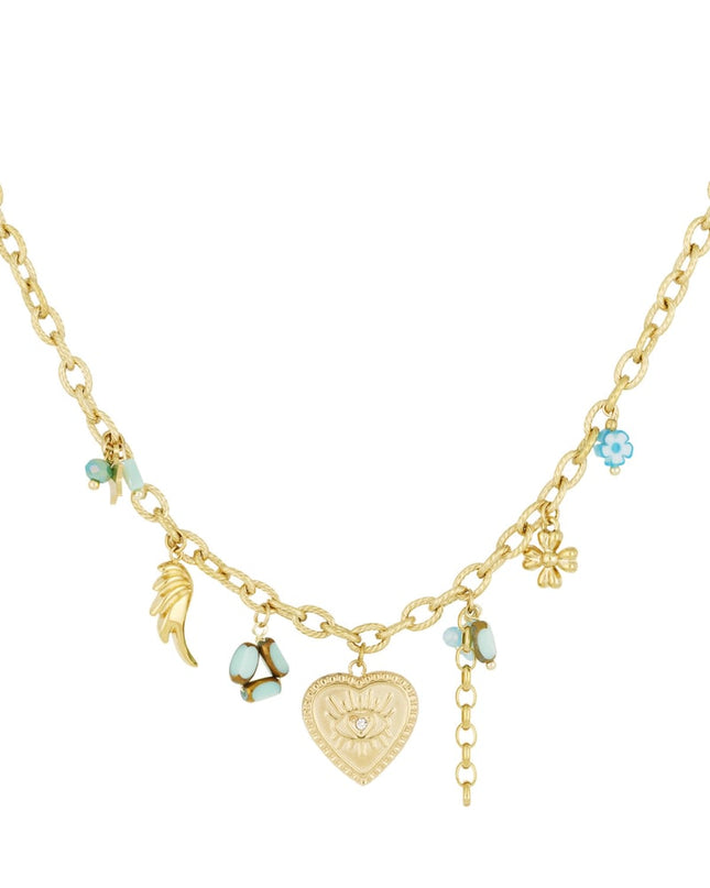 Charm Necklace - Gold kleur