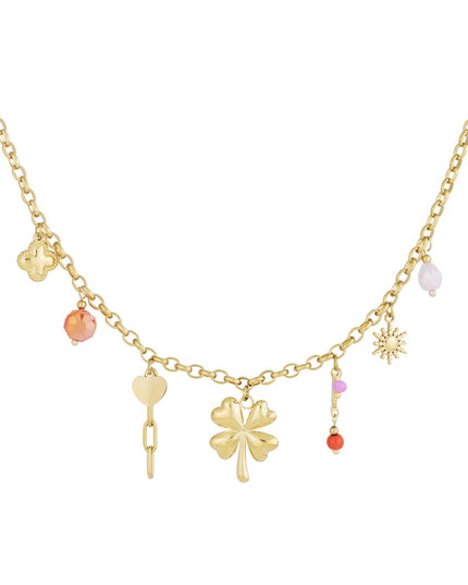 Lucky Charm Necklace - Gold kleur
