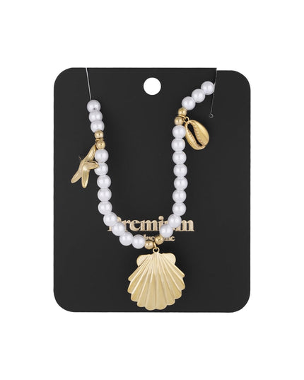 parelketting met zeebedels