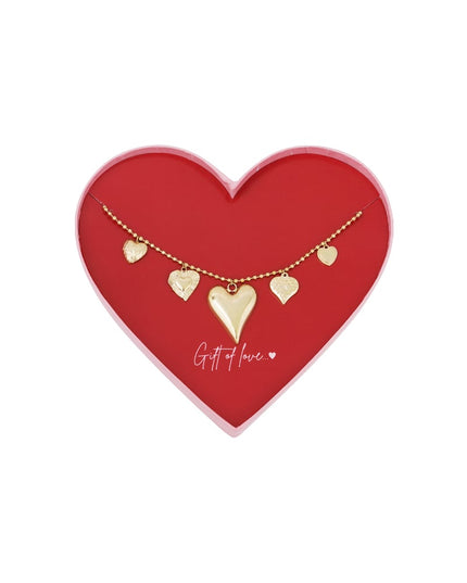 gift of love stainless steel loved ketting
