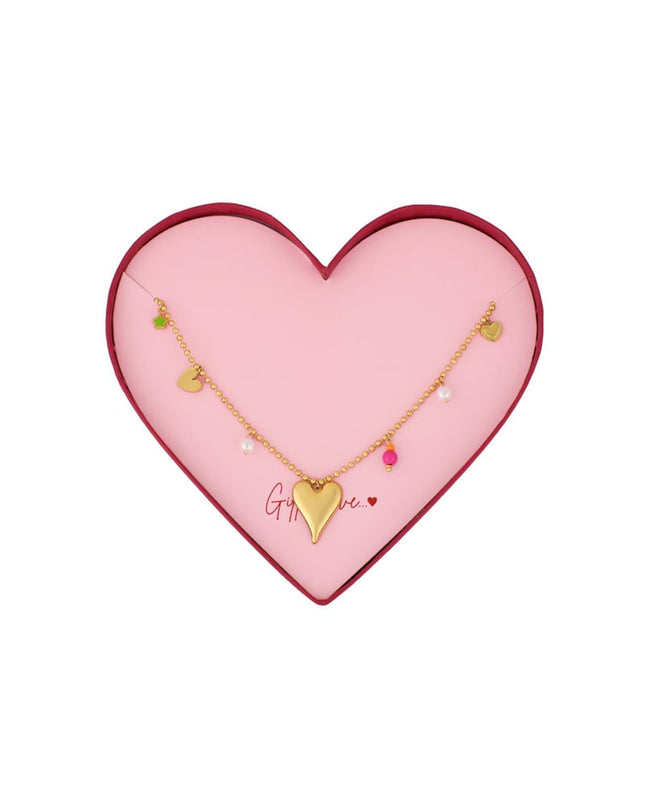 gift of love stainless steel ketting