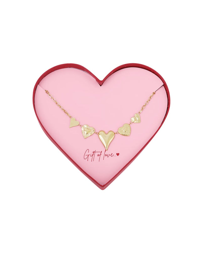 gift of love stainless steel love ketting