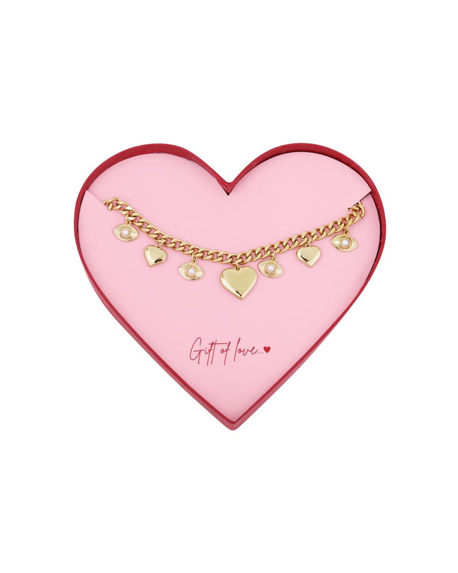 gift of love stainless steel eyes on you ketting