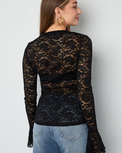 Lace Top - Black