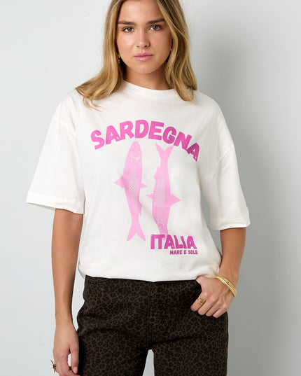 Sardegna Italia oversized tee