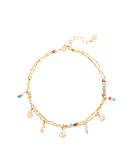 Enkelband Day At The Beach Zilver Koper